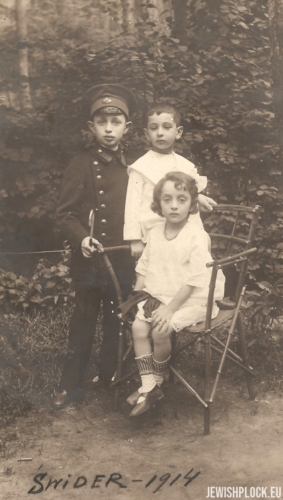 Józef, Marek and Estera Wajcman, Świder 1914